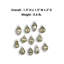 Alayla 12 Piece Holiday Shaped Ornament Set