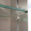 Versatile Bathroom Medicine Cabinet With Adjustable Glass Shelves And Multiple Mounting Options