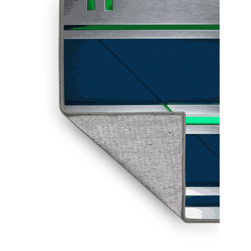 Infinity Circuit Rug, Rectangle 4' x 6'
