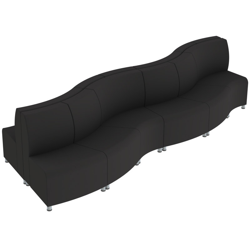 Ensemble de 12 chaises Pro Crest Connect, Noir, noir, noir, noir