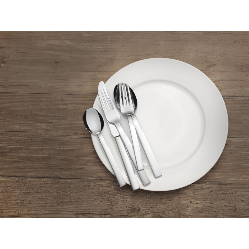 Mikasa Ovoid 18.0 SS Forged 20Pc Flatware Set, Service For 4