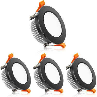 Luminaire de plafond à DEL 2,5 pouces encastré à intensité variable de 2,5 po et 3 lumières à intensité variable CRI 80 Plus