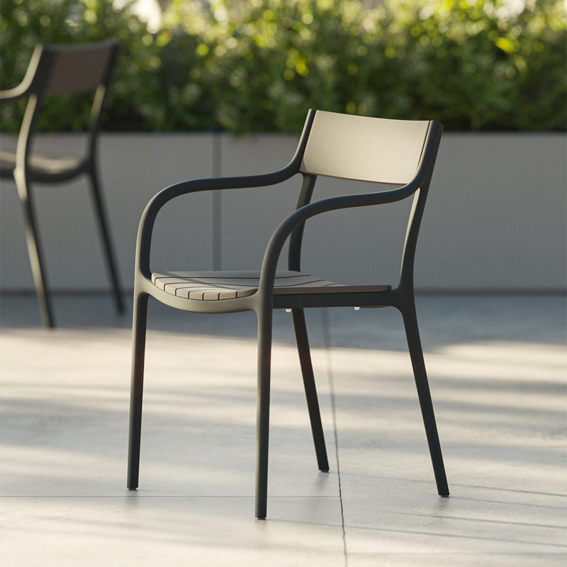 Madison Slats Chair, Tortora, Black