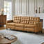 Gurdarshan Leather Dual-Motor Power Reclining Sofa-2035900875