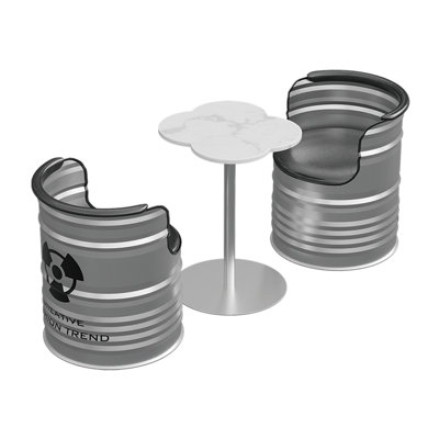 Khayri Pedestal Dining Set