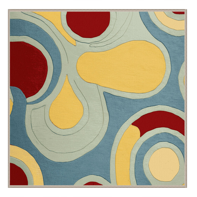 Snappy Groove Rug, Square 5'
