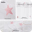 Ensemble de 2 rideaux transparents brodés Star-222355253-222355248
