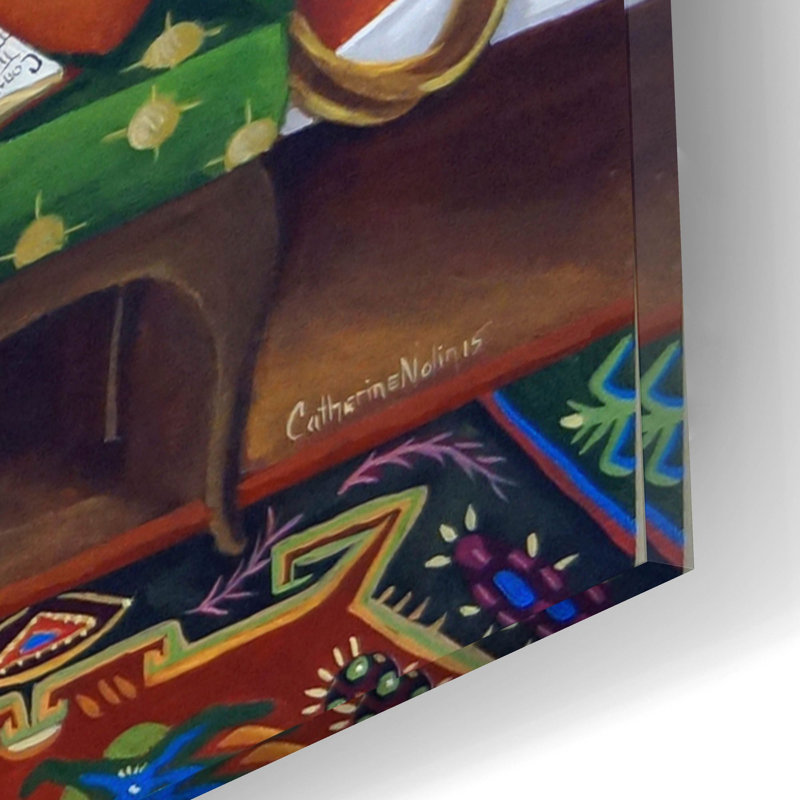 Red Barrel Studio® 'Consider The Flowers Good' By Catherine A Nolin, Acrylic Glass Wall Art, 16"X12"