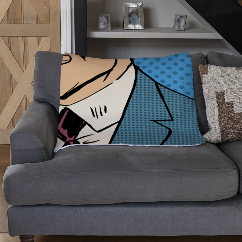Domineck Plain Weave / Muslin Throw Blanket