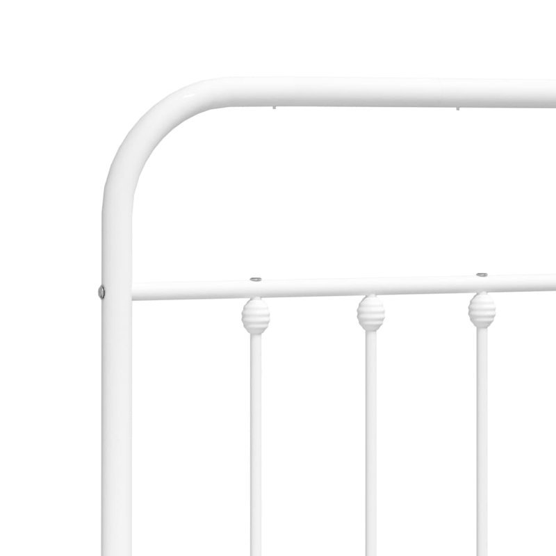 Winsford Bed, White, Super King (198 x 207 cm)