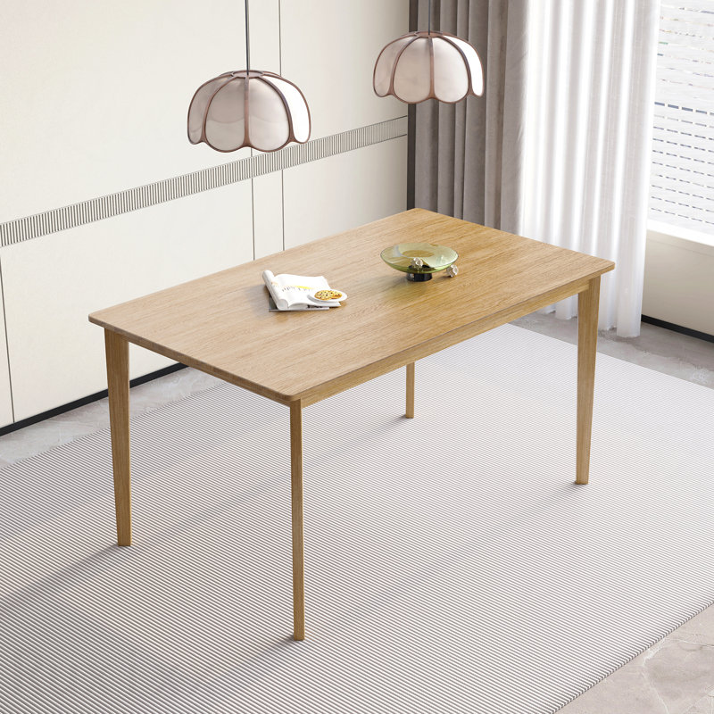 Rectangular Dining Table Scandinavian Simple Wind Multi-Function Modern, Brown