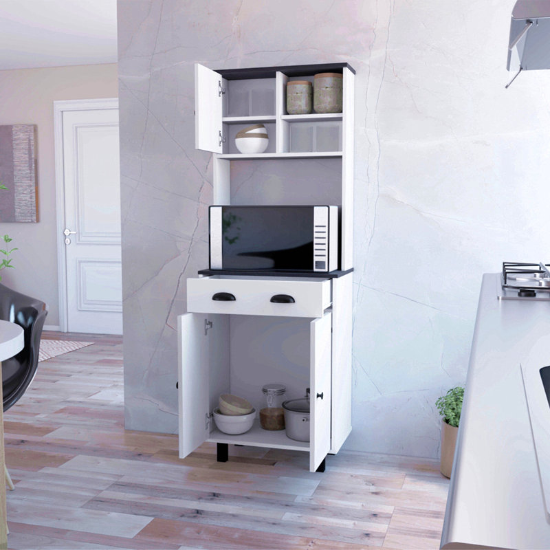 Armoire de cuisine, armoire de cuisine, Noir