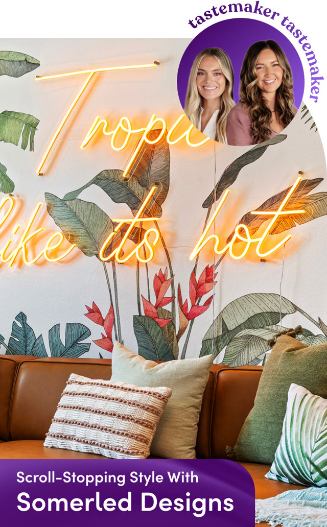 Scroll-Stopping Style With Somerled Designs. Trop Like It's Hot. Tastemaker Tastemaker.