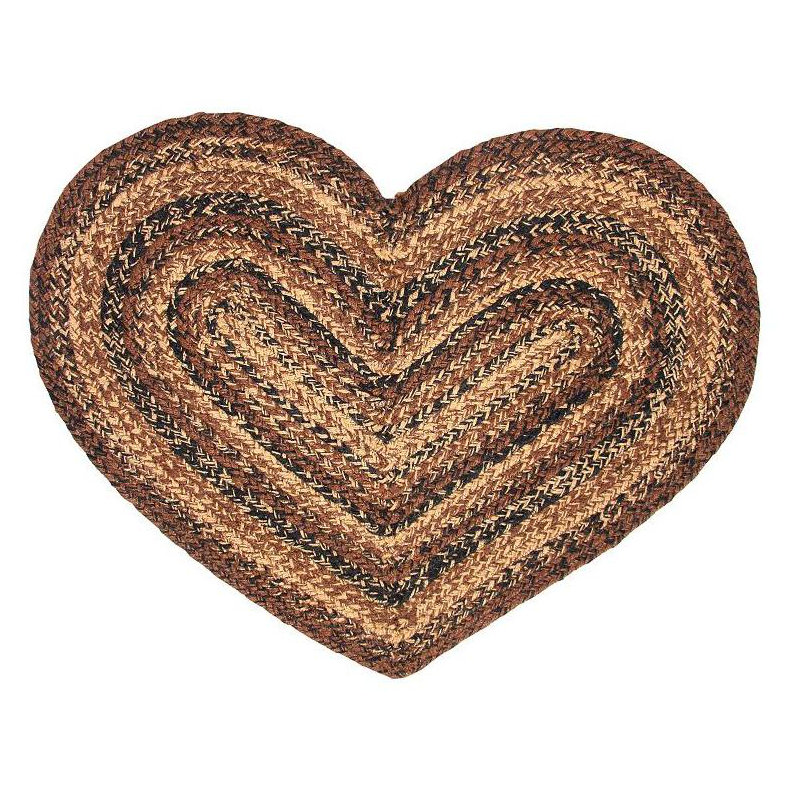 Cappuccino Heart Rug