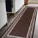 Quiogue Brown Non-Slip Area Rug