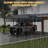 12x20 FT Heavy-Duty Metal Carport with Reinforced Base & Galvanized Steel Roof, Outdoor Garage Shelter Canopy for Cars, Trucks, SUVs & Boats