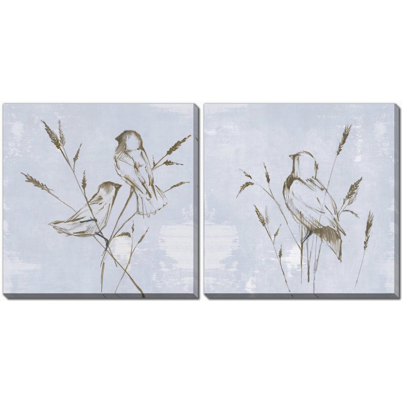 Ensemble d'art mural en toile pastel