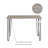 Rankin Woodgrain Desk with Hairpin Legs-68462423