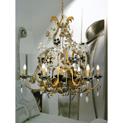 12-Light Candle Style Classic / Traditional Chandelier