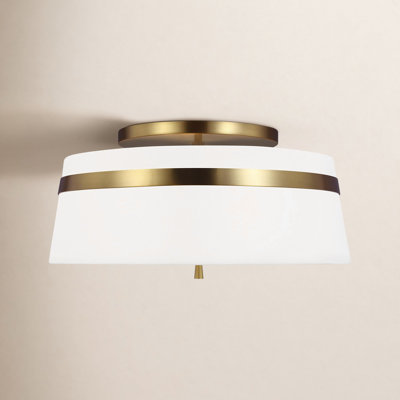 Rory Fabric Semi Flush Mount