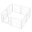 Parc pliable pour chien de 24 po de hauteur, 8 panneaux, enclos pour chiots robuste pour tous les chiens, intérieur extérieur, antirouille et fabrication en fer blanc à hauteur des panneaux pliable-1802292604-1802292605