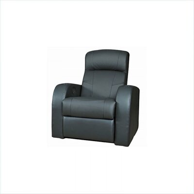 Selevae 33"" Wide Leather Match Manual Rocker Home Theater Recliner -  Latitude RunÂ®, 193D857B344848DEBB712A04FFDF53DA