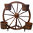 Wagon Wheel Barrel Planter