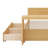 Tiaisha Full Size Multi-functional Bed with Two Storage Drawers and Study Desk-1340076102