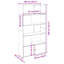 Cuvier 189cm H Bookcase-1668869862
