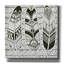 «Geo Feathers II Zentangle» par Sara Zieve Miller, art mural sur toile-736204936