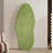 Full Length Mirror 63"X24", Irregular Wavy Mirror, Arched Floor Mirror, Wall Mirror Standing Hanging Or Leaning Against Wall For Bedroom, Flannel Wrapped Wooden Frame Mirror-1974683074
