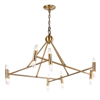 16 - Light Geometric Chandelier