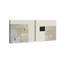 Soft Roughness Set Canvas Abstract Print by Oliver Gal, Black Frame, 12 x 12-1682817947-1682817948