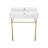 Claire 30" Ceramic Console Sink White Basin-1432270715
