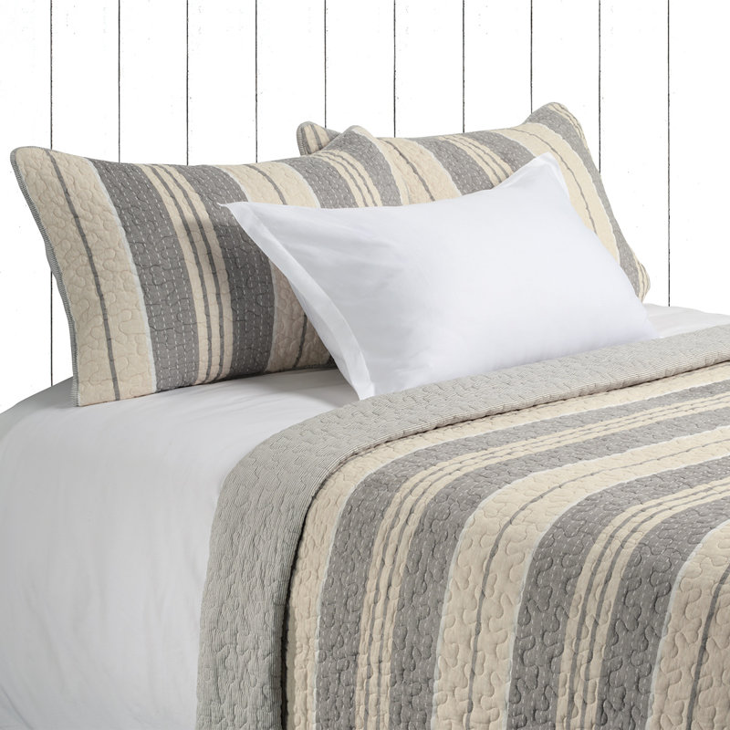 Ensemble de courtepointe Boddy, Courtepointe grande et 2 taies décoratives
