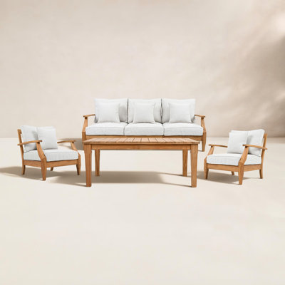Clairmont 5-Person Teak Patio Seating Group