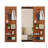 Wall Mounted Full Length Mirror With Shelf