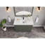 48" Cadet Finish Solid Wood Sink Vanity  With 1' Artificial Stone Top-1007424493