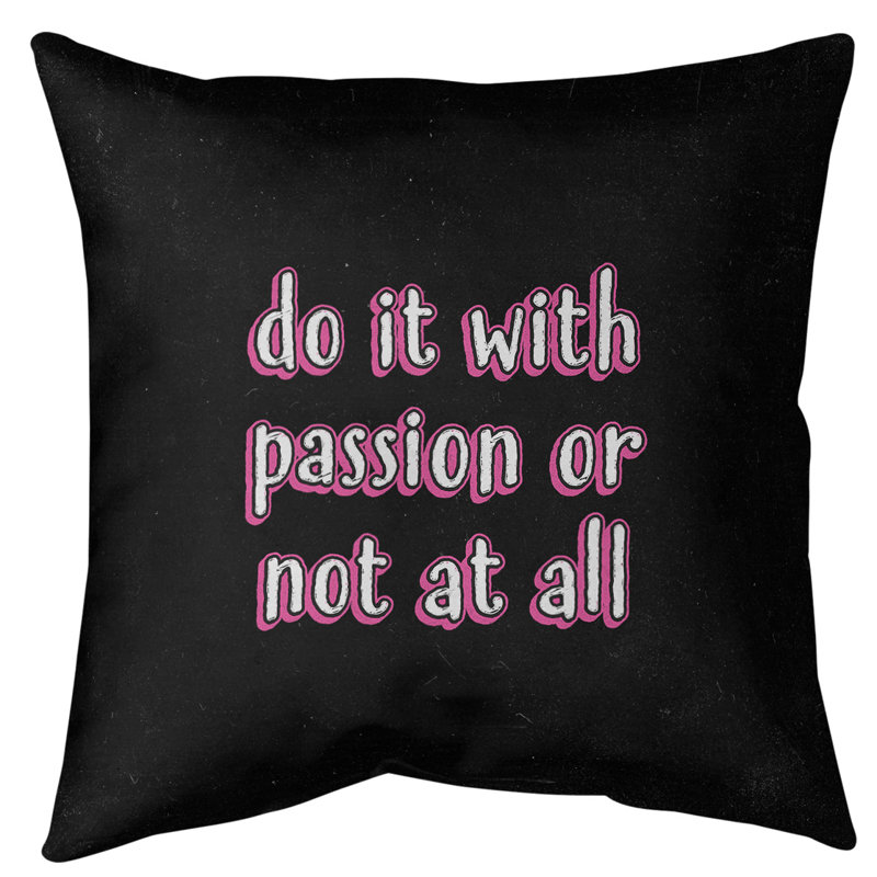 Coussin de sol inspiration passion, H 40 po x l 40 po, Rose
