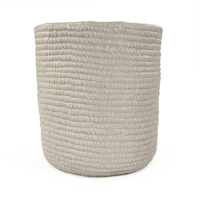 Demelza Ceramic Table Vase, White
