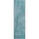 Premium Machine Washable Prisco Aqua Rug