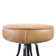 Bernardo Swivel Upholstered Adjustable Height Counter Stool with Metal Frame