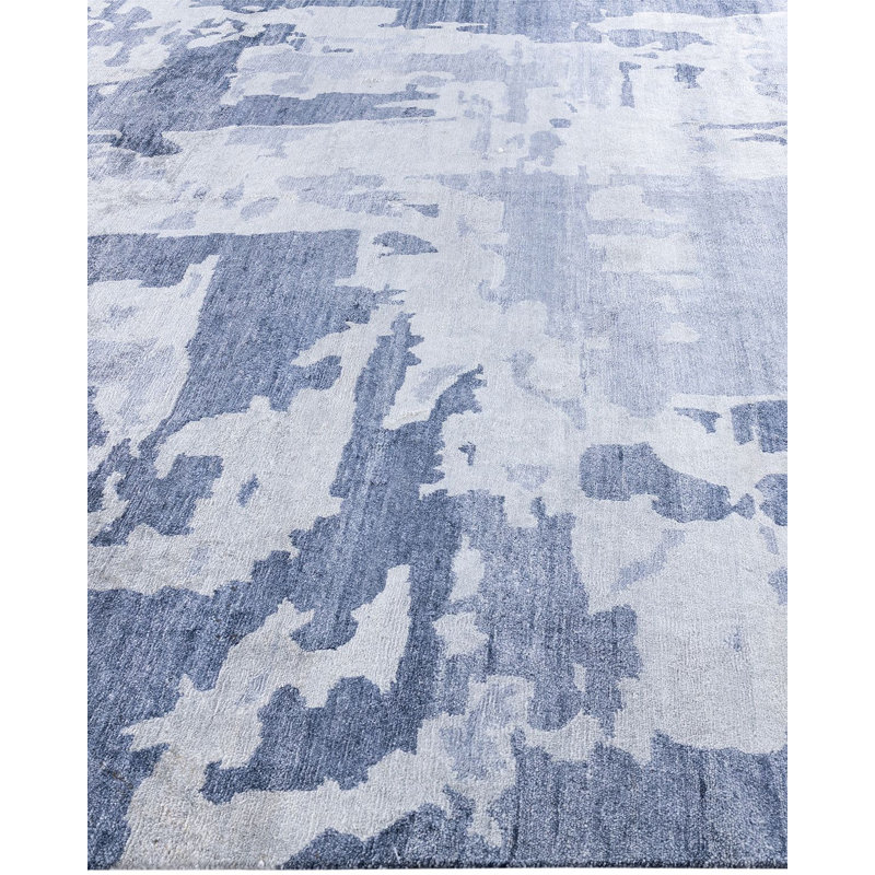 Overdyed One-of-a-Kind 9'2" x 12' Hand Knotted Area Rug