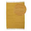 Chindi Uni Solid Colour Hand Crafted Hand Braided Yellow Area Rug-99999176
