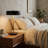 Moza Ceramic Table Lamp - Modern Black Lamp; White Lighting