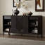 Armoire d'appoint moderne à motif géométrique