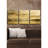 Elegant 3-Piece Decorative Canvas Wall Clock Set, Suede Canvas, Total Size: 37.8 x 15.7 inches | Sturdy 100% Wooden Frame, Thickness: 1.2 inches | Perfect for Home Decor & Modern Interiors, Unique Design