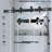 Gargy 57-60 in W x 78 in H Frameless Shower Door with Advanced Closing System-92303030-98222883