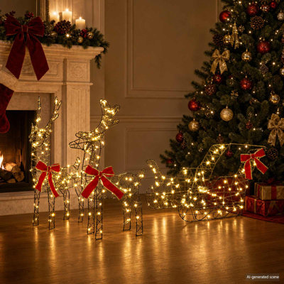 Lighted Reindeer