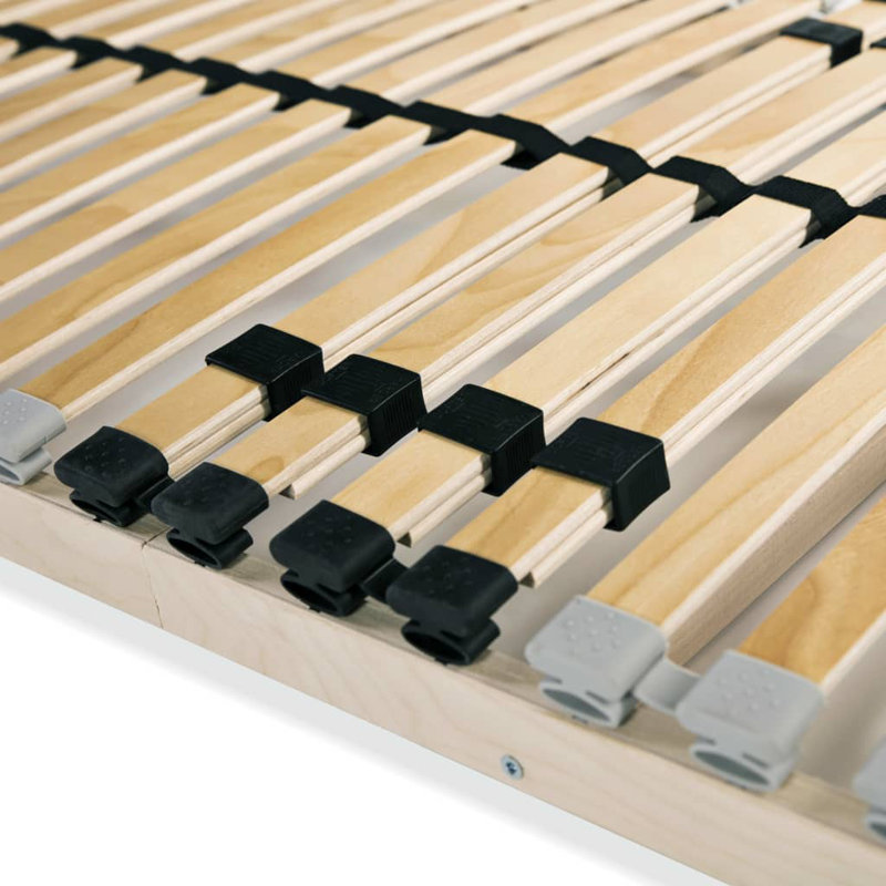 Vidaxl Bed Slatted Base Natural Beech And Birch